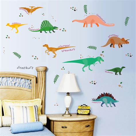 Home décor & organisation └ children's furniture & home supplies └ home, furniture & diy all categories jurassic park world letters names. Home Decor Kinds Of Dinosaur Wall Stickers For Kids Rooms ...