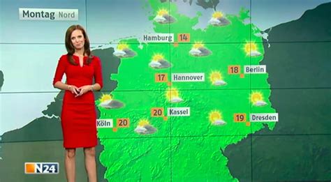 TV Moderatorin Susanne Schöne N24 Wetter Nachrichtensender