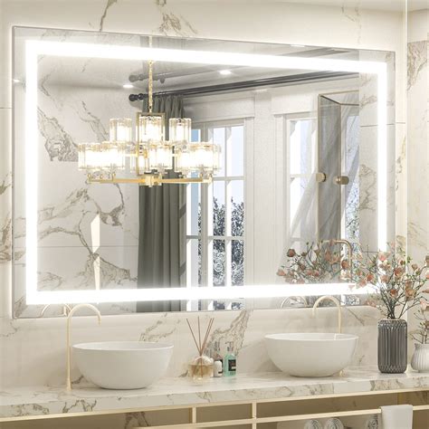 Buy Tetote 48 X 30 Bathroom Led Mirror With Lightsdimmable Vanity Mirroranti Fog Lighted