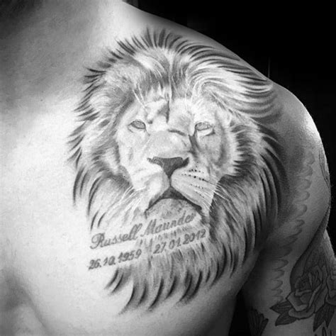 50 Lion Shoulder Tattoo Designs For Men Masculine Ink Ideas