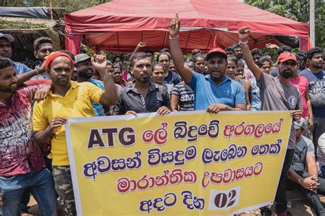 Solidarity Center Sri Lanka Workers Wage Hunger Strike For Justice At