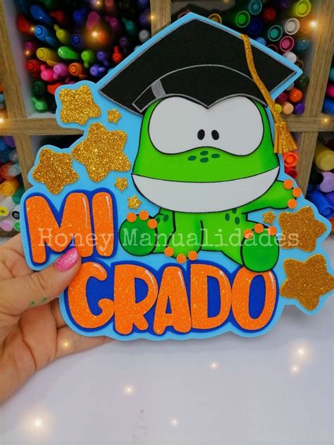 Pin Topper Graduación En Foami Wibbit En Foami En