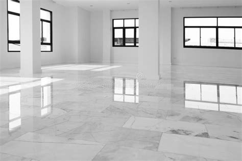 Public White Marble Floor