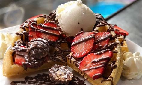 Choice Of Dessert And Drink Just Desserts Groupon