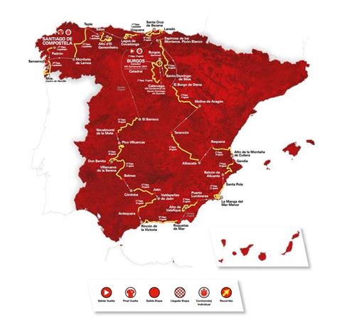 Vuelta A EspaÑa 2021 Recorrido Plataforma Recorridos Ciclistas