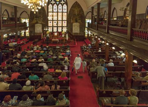 Sunday Service At The Emanuel African Methodist Episcopal Church In Charleston South Carolina