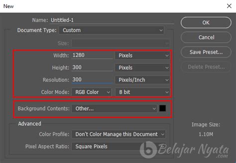 Cara Membuat Ukuran Spanduk Di Photoshop Berbagai Ukuran