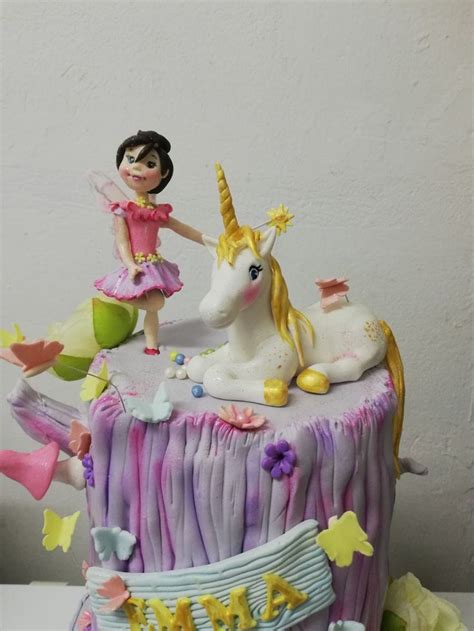 Unicorn And Fairy Cake Unicorn And Fairies Themed Cakes Sugar Art