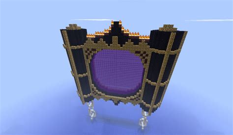 Still strange, it works here, i just tested it, minecraft didn't change the purple thingies at all, they were surrounded by dirt. Super Nether Portal Minecraft Project