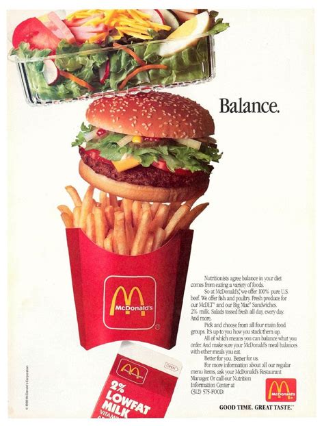 mcdonald s vintage recipes food ads fast food drinks