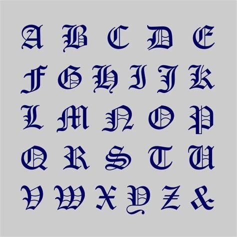 Instant Download Old English Letters To Make Rhinestone Etsy In 2021