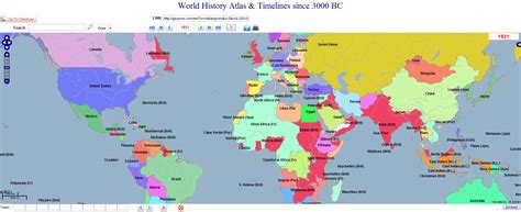 World History Interactive Map Tourist Map Of English