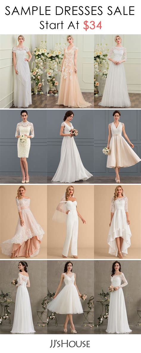 Though white is traditional for brides, more and more girls. JJ'sHouse Wedding Dresses Sample Sale | Start at $34 in ...