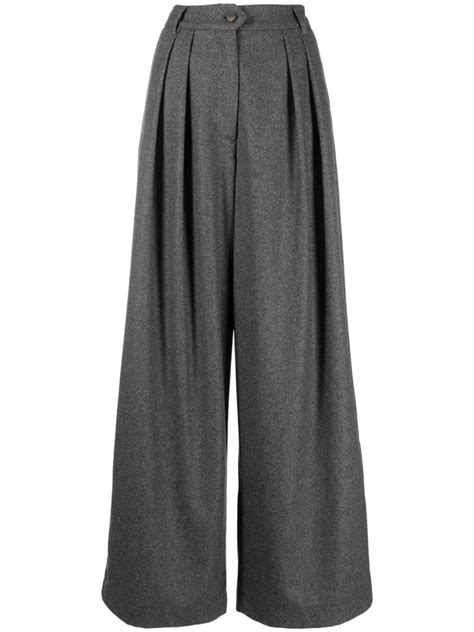 Société Anonyme Andy Pleated Wide Leg Trousers Farfetch Wide Leg Trousers Wide Leg Pleated