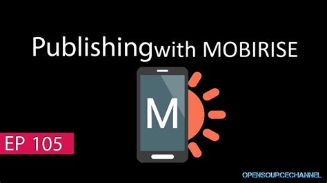 How To Publish Your Website With Mobirise Youtube