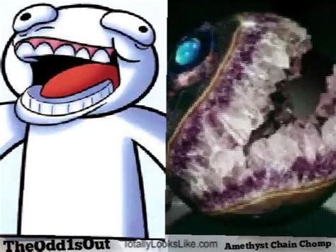 Theodd1sout Totally Looks Like The Amethyst Chain Chomp R