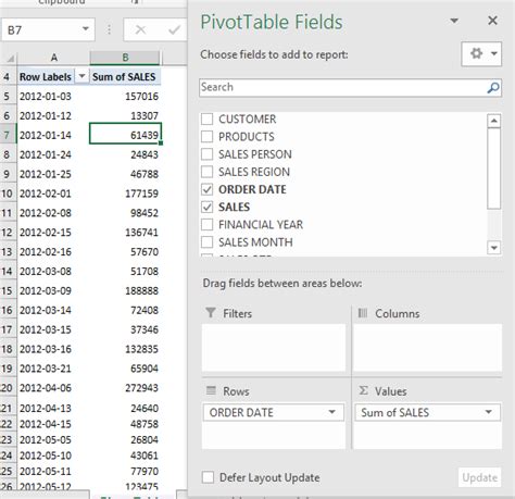 Excel Pivot Table Cannot Group Dates By Month And Year