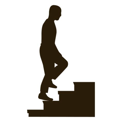 Man Walking Up Stairs Clipart White Png Climbing Stairs Clipart