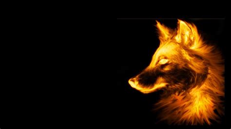 47 Blue Flame Wolf Live Wallpaper