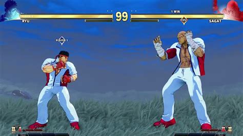 Ryu Vs Sagat Hardest Ai Street Fighter Vce Youtube
