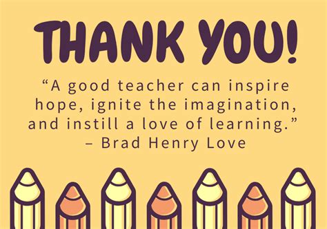 Teacher Appreciation Teacher Thank You Card Love For Teaching Thank You