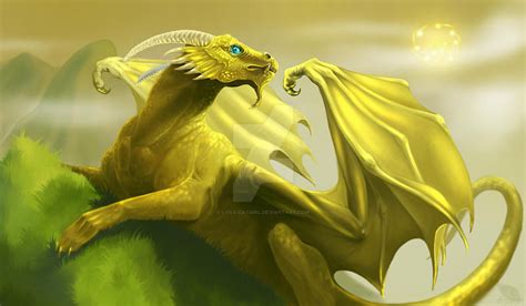 Golden Dragon By Lynx Catgirl On Deviantart