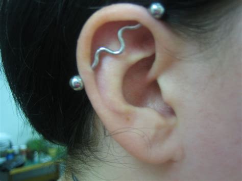 Industrial Piercing: Facts, Precautions, Aftercare, Pictures | Body Piercing Magazine