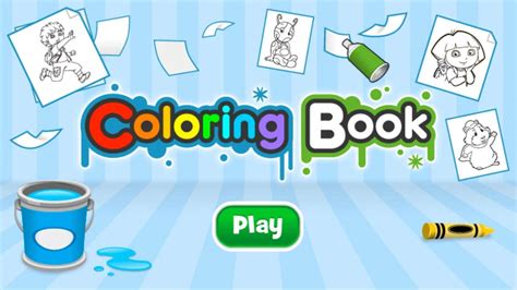Nickelodeon Coloring Book For Kids Youtube
