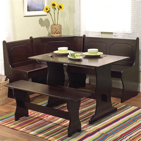 21 Space-Saving Corner Breakfast Nook Furniture Sets (BOOTHS)