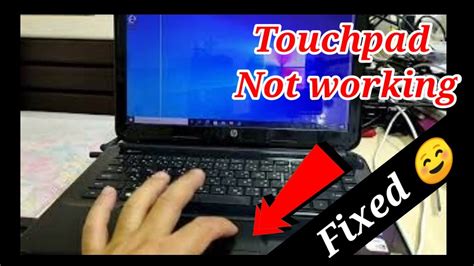 How To Fix Touchpad Not Working Windows 10 Youtube