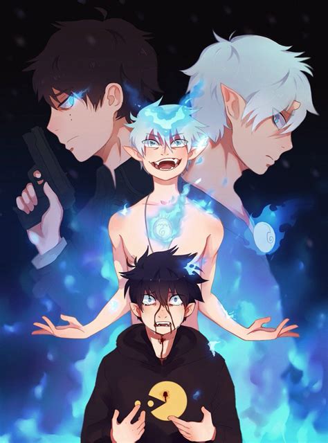 Pin De Rhiannon Em Blue Exorcist Rin Okumura Mangá Blue Exorcist