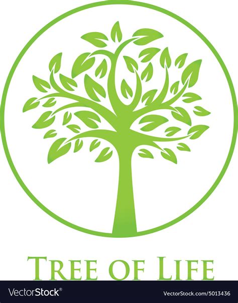 Symbol of the tree of life Royalty Free Vector Image