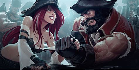 Miss Fortune Vs Gangplank Wallpapers And Fan Arts League Of Legends