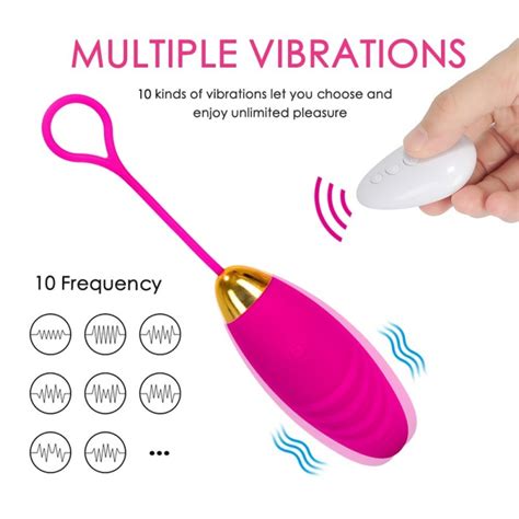 10 Speed Silicone Bullet Eggs Vibrators For Women Wireless Remote
