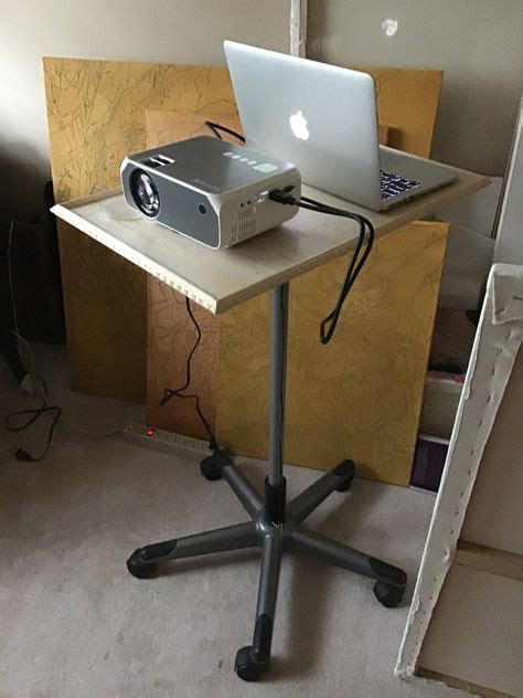 I Know I Could Have Purchased A Projector Stand However With Some Innovation I Ve Created This