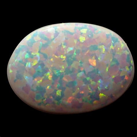 13x18mm Oval Opal Synthetic Cabochon Santa Fe Jewelers Supply