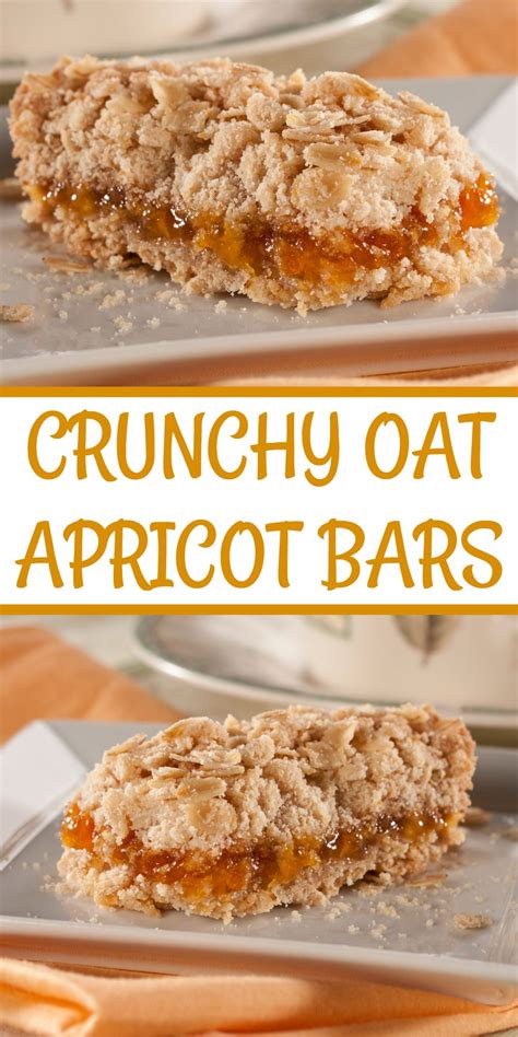 Managing diabetes doesn't mean you need to sacrifice enjoying foods you crave. Crunchy Oat Apricot Bars | Recipe | Apricot bars recipe ...