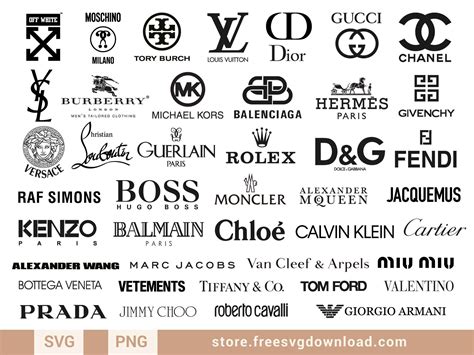 Fashion Brands Svg Bundle Fsd A10 Store Free Svg Download In 2023