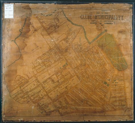 Glebe Municipality 1888 Single Sheet City Of Sydney Archives