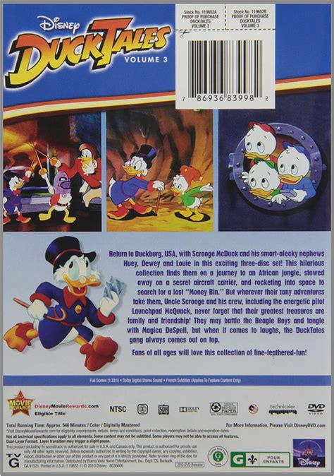 Disneys Ducktales Volume 3 Dvd Box Set — Shopville
