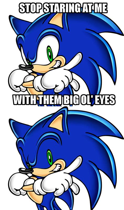 Sonicmovieeyespng Sonic The Hedgehog Know Your Meme