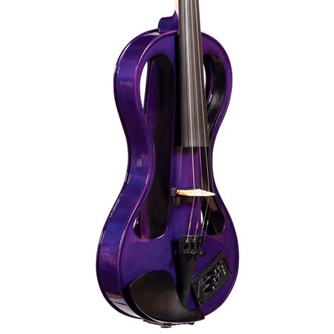 Johnson Ev 4s Purple Electric Violin Johnson String Instrument