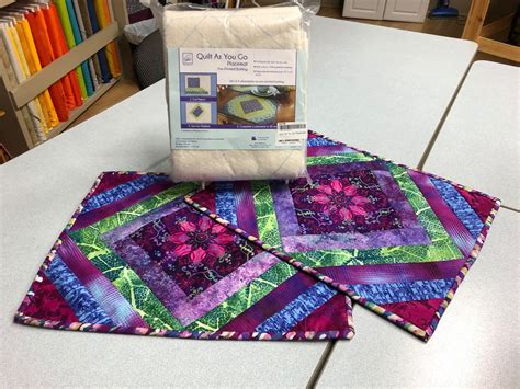 Quilt As You Go Placemats