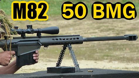 Barrett M82 Shooting 50 Cal Wslow Motion Youtube