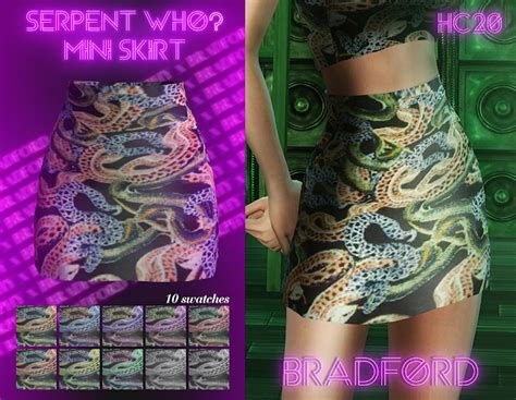 Serpent Who Mini Skirt Hc20 Murphy X Bradford X Noctis Mini