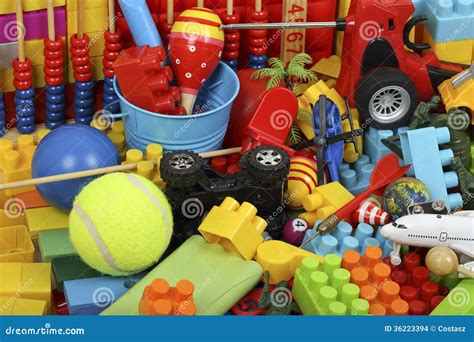 Colorful Toys Stock Photo Image Of Childhood Collection 36223394