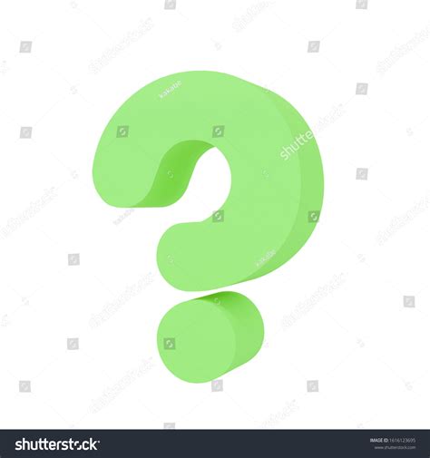 Green Question Mark Symbol Isolated On Stock Illustration