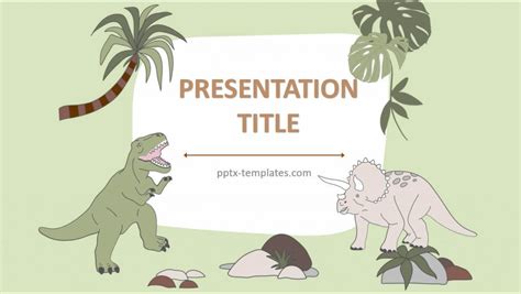 Dinosaurs Powerpoint Template For Kids