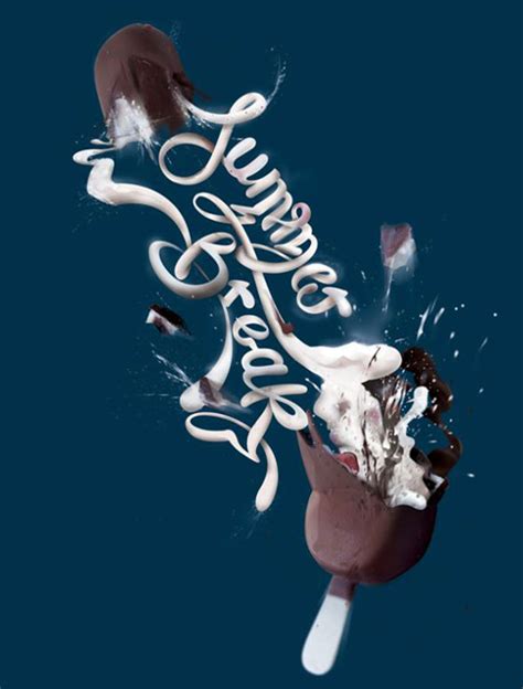 Breathtaking And Creative Typographic Poster Design Design Swan