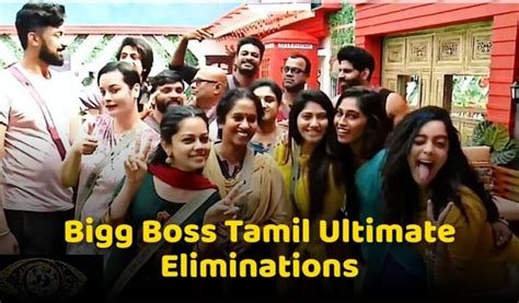 Bigg Boss Ultimate Elimination Nominated Contestants Of The Week Bb Tamil